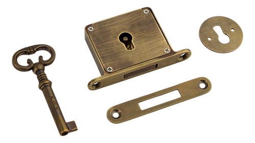 Juego De Cerradura De Cerradura 6cmx3.5cmx1cm Marrón