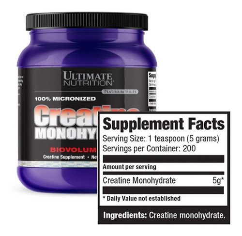 Creatina 1 Kilo Gramo Ultimate Nutrition Sellado Oferta