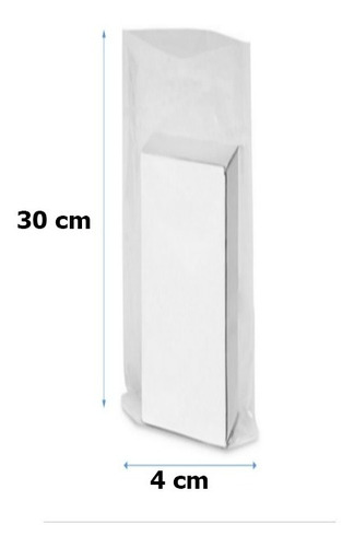 Imagen 1 de 4 de Bolsa Plástica Delgadas 4x30 Cm 200und 20 A 30 Micrones