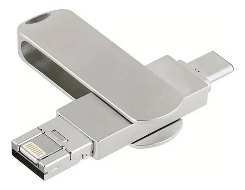 Pendrive 64gb Otg Usb Tipo C + Lightning Compatible iPhone