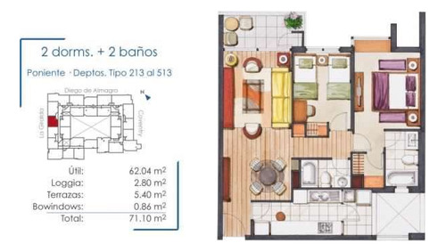 Arriendo Dpto 2d 2b 1e 1bod Ñuñoa//d De Almagro//coventry