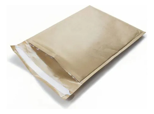 100 Envelopes Kraft Revestido De Plástico Bolha 25x35 Cm