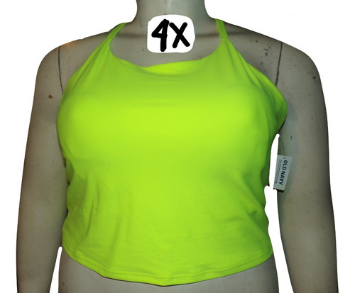 Blusa Verde Neon Sport Top Talla 3x 4x (44/46/48 ) Old Navy