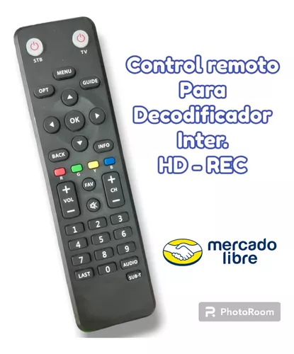 Kit Inter Hd Tv Satelital Decodificador, Antena Y Control