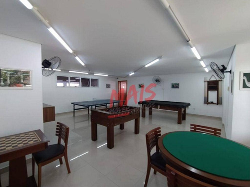 Apartamento Com Vista Livre E Lazer Completo, 3 Dormitórios Para Alugar, 118 M² - Aparecida - Santos/sp - Ap5876