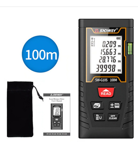 Distanciometro - Flexometro Laser - Med. Distancia - 100 Mts