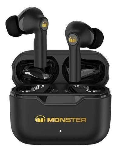 Audifonos Gamer Inalámbricos Monster Xkt02 Bluetooth 5.1 Color Negro