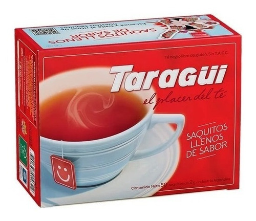 Té Taragüí X 25 Saquitos Ensobrados