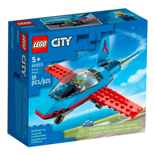 Lego Stunt Plane Avion Acrobático 59 Piezas Bloques P Armar 