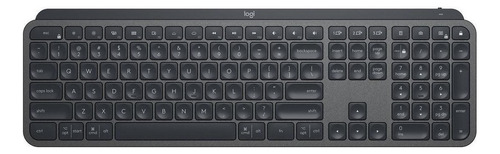 Teclado Logitech Mx Keys Inalámbrico Con Retroiluminación Color del teclado Grafito Idioma Español España