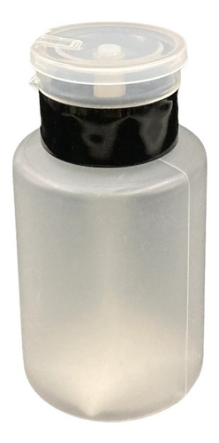 Vaso Dispensador Pompa Transparente Manicure, Uñas