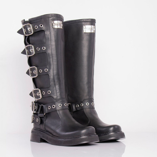 Botas Altas Huila Luciano Marra Con Hebillas