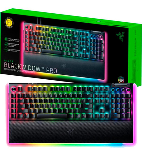 Razer Blackwidow V4 Pro - Mechanical Gaming Keyboard (yellow