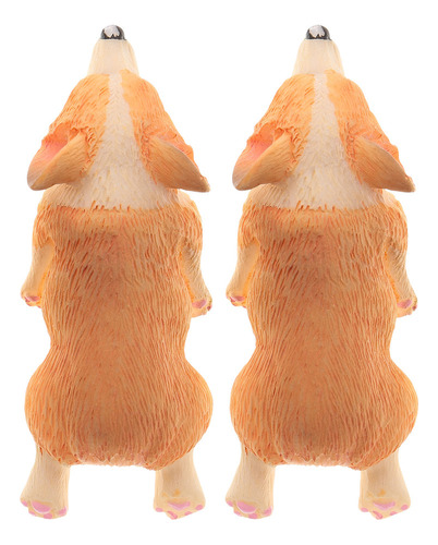 Figuras Corgi Para Decoración Del Hogar, 2 Unidades