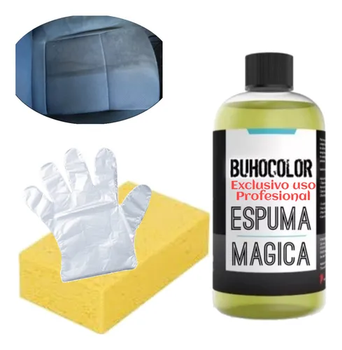 Espuma Magica 440 / 500ml + Aplicador + Guantes Buhocolor Color Incoloro Lisa