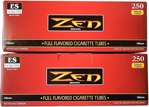 Zen Sabor Completo De 100 Mm Tubos De Cigarrillos -2 Paquete