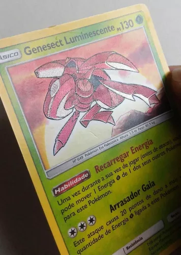 Carta Pokémon Genesect Rara Brilhante