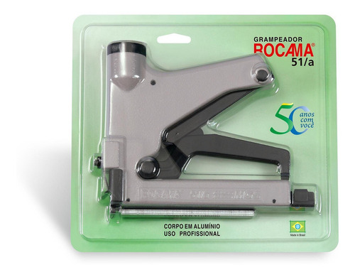 Grapadora profesional de aluminio Rocama 51 A para pinzas