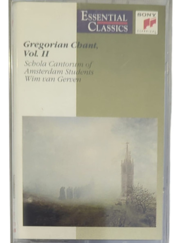 Cassette Gregorian Chant Vol Ii Importado Supercultura