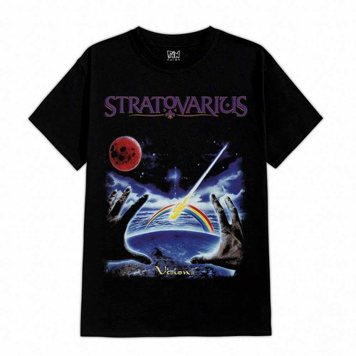 Stratovarius Visions 575 Rock Metal Polera Dtf