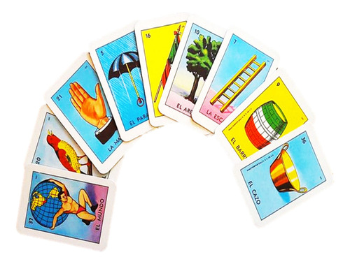 Lotería Tradicional Mexicana Juego De Mesa Feria Kermes Niño