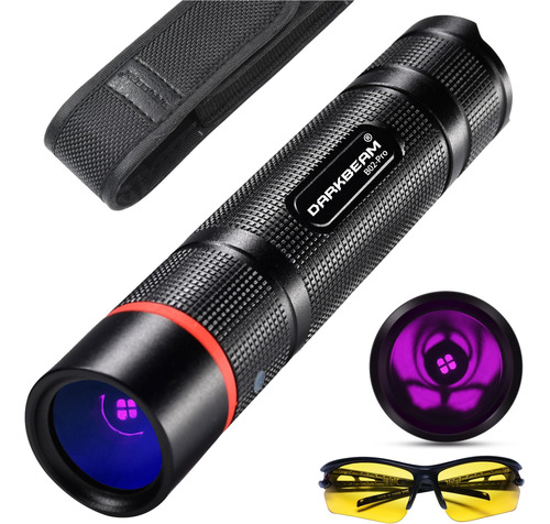 Darkbeam Uv Filtered 365nm Black Woods Lámpara, Usb Recargab