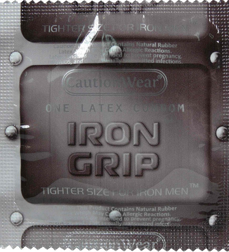 Cautionwear Iron Grip Snugger Fit - Condn De Ltex, Transpare