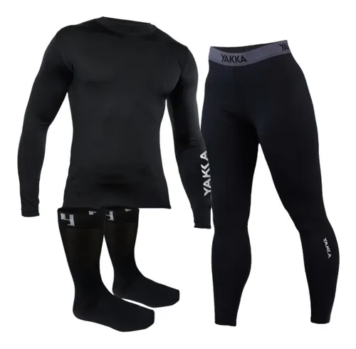 comprar Conjunto Termico Remera Manga Larga Calza Medias Primera Pie