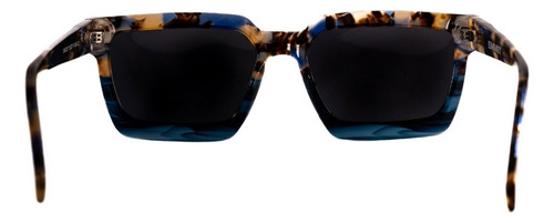 Lentes De Sol Emmet Unisex Cuadrados Multicolor Uv400 Color Blanco Lente Negro Armazón Blanco Diseño Cuadrado