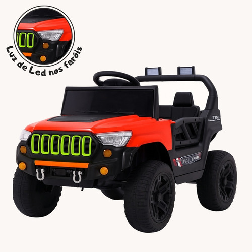 Jipe Elétrico Titan Xr Infantil 12 Volts Música Luz Controle