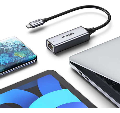 Adaptador Usb 3.1 Ethernet Usb-c Gigabit Rj45 Portable
