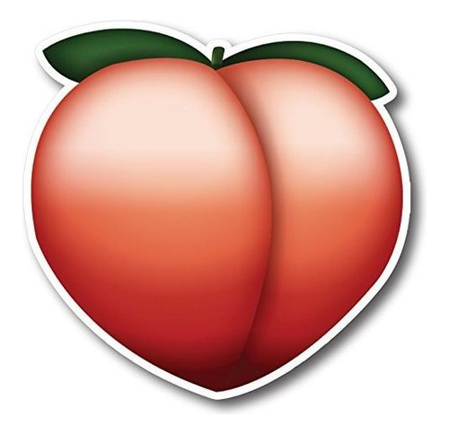 Peach Emoji Magnet Decal Perfect Para Coche O Camion