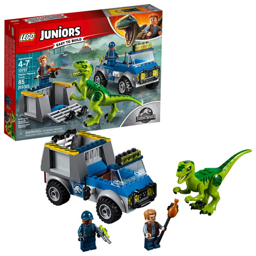Lego Juniors Jurassic World Camion Raptor Rescue Truck 10757