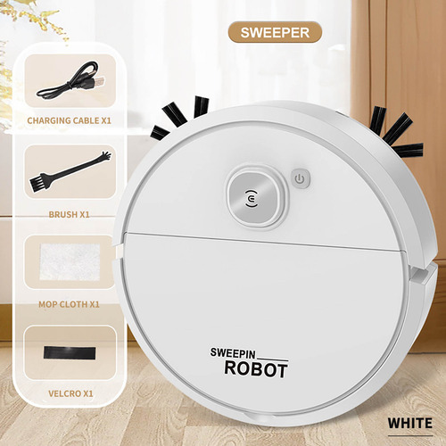 Robot Barredora Inteligente Recargable Para El Hogar, Barrid