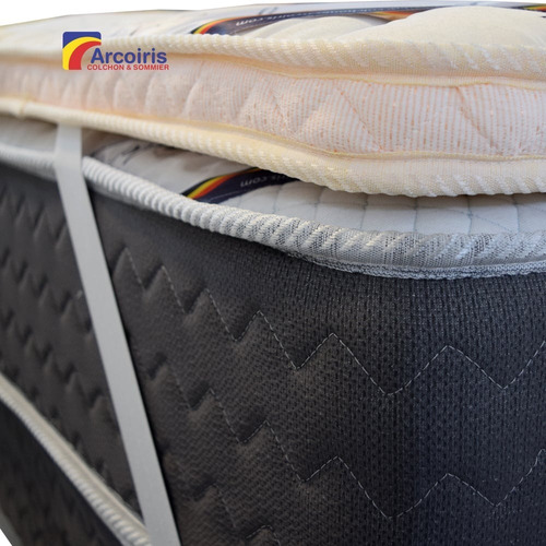 Imagen 4 de 6 de Arco Iris Pillow Hipersoft Desmontable Matelaseado 130x190