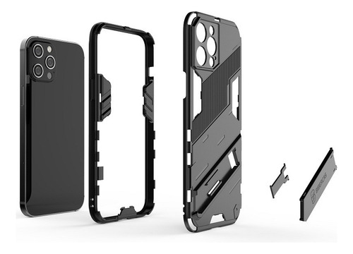 Capa Duro Para iPhone 14 Plus Pro Max Com Suporte Invisível