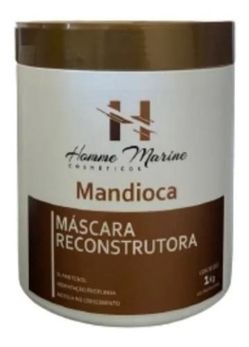 Máscara Capilar Profissional Mandioca 1kg Homme Marine