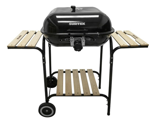 Asador Charola C/transportadoras Ruedas Azul Surtek