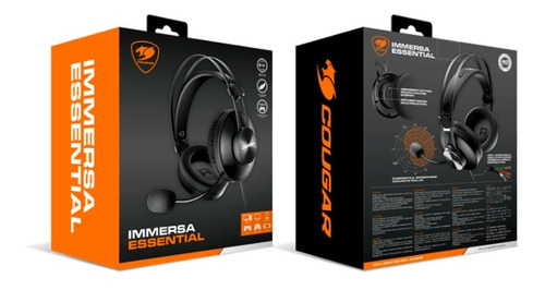 Imagen 2 de 2 de Auriculares Gamer Cougar Immersa Essential Con Controlador