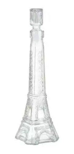 10 Botellas Vidrio Licoreras Premium Torre Eiffel Med. 250ml