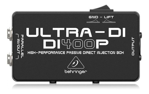 Caja Directa Pasiva Behringer Ultra Di-400p