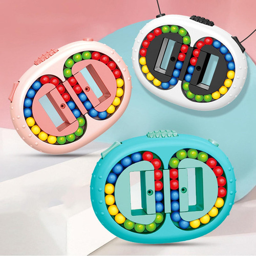 Bean Cube Toys 3d Puzzles Small Beads Cube Toy Regalos Rosa