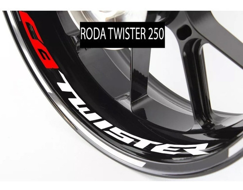 Adesivo Premium Interno Roda Honda Cb Twister 250 16 17 18