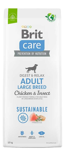 Alimento Perro Brit Care Chicken Insect Adulto 12kg. Np