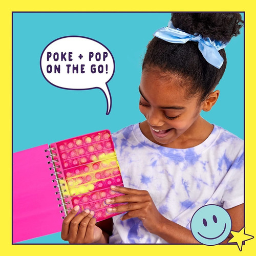 Cuaderno Sensorial Fidgit Pop It Diario Just My Style