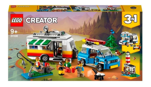 Lego 31108 Creator 3en1  Caravan, Family Holiday - 766 Pzs