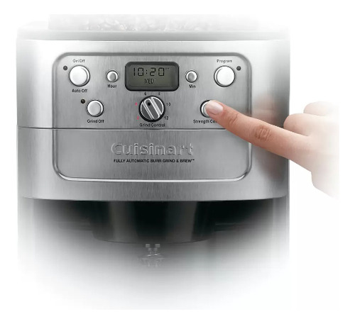 Cuisinart Cafetera Automática Con Molino Integrado 12 Tazas