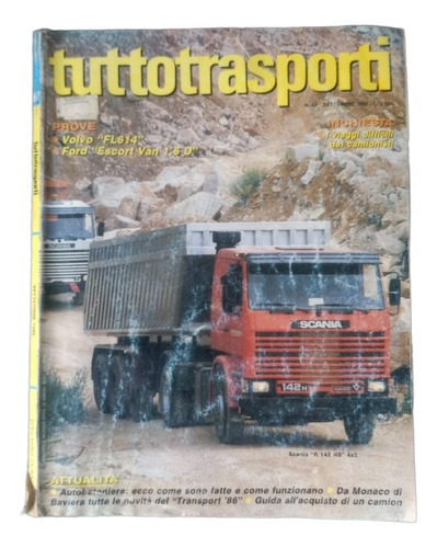 Revista Antigua Italiana De Camiones Tuttotransporti (Usado)