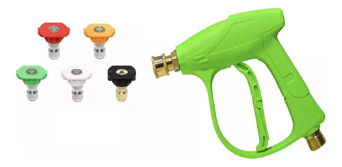 Kit Foam Gun Pistola Corta 3d Hidrolav + Picos Difusores