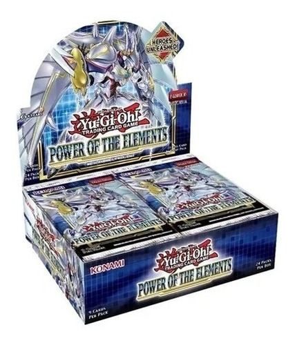 Yu Gi Oh Booster Box Power Of The Elements 24 Pack Premium